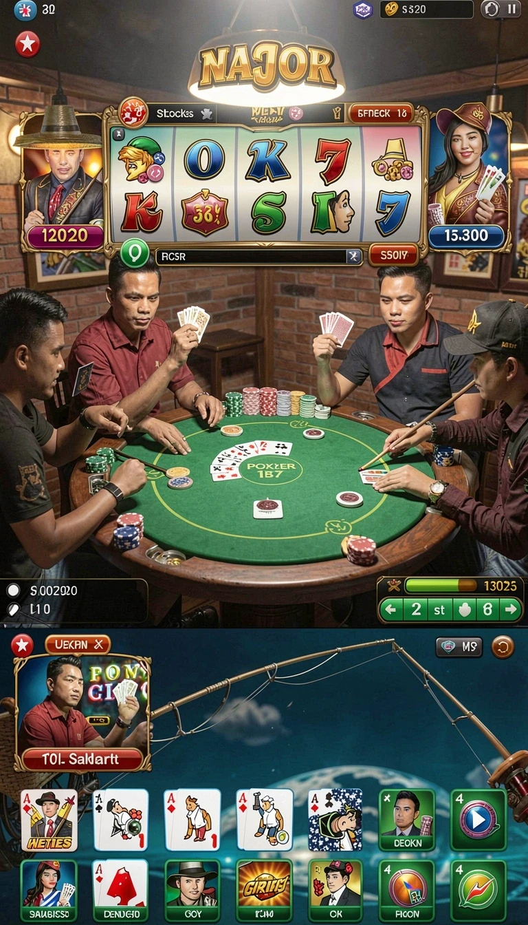 Beragam pilihan permainan menarik dalam aplikasi Download rajabandar88 APK untuk Android.